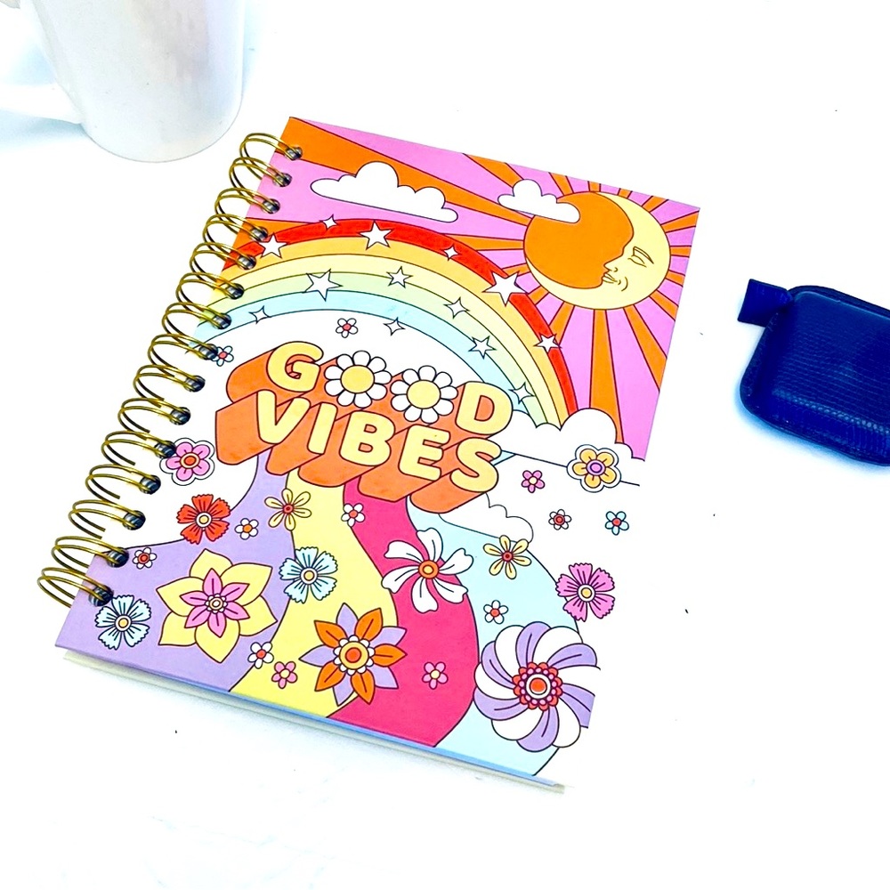 Good Vibes Hardback Spiral Journal